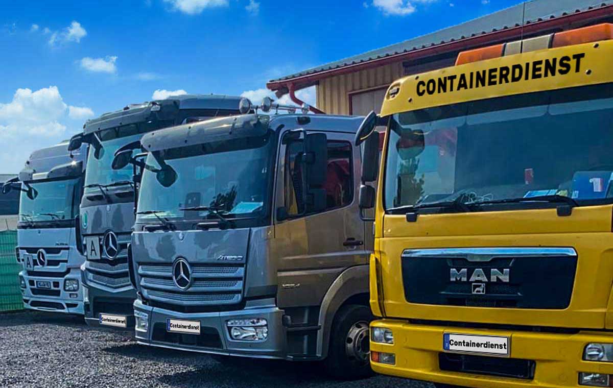 Containerdienst Frankfurt | LKW Fuhrpark